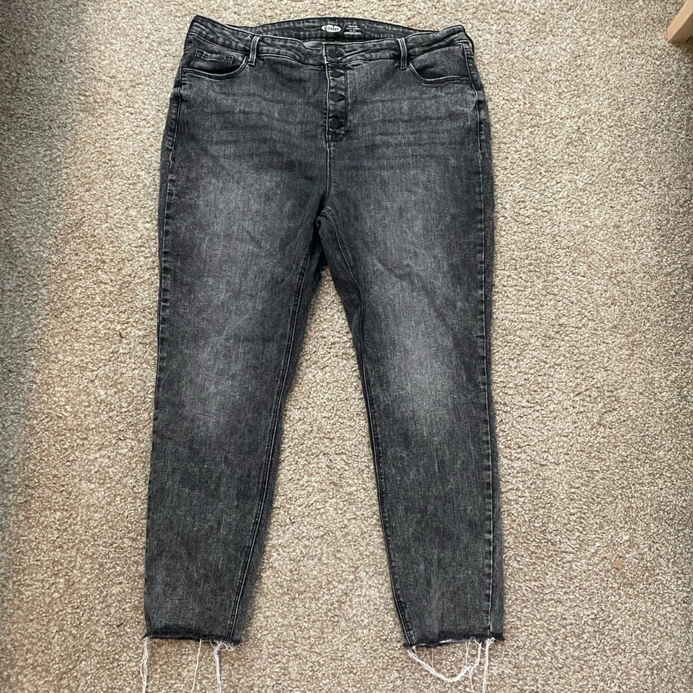 Old navy rockstar black jeans